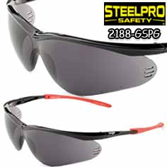 تصویر عینک ایمنی شیشه تیره (دودی)  Steelpro Safety - SPY PRO